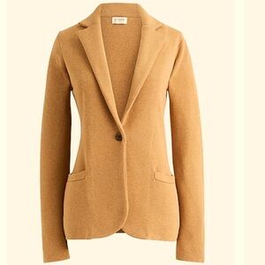 J. CREW Factory Schoolboy Sweater Blazer in Heather Acorn size 2X EUC